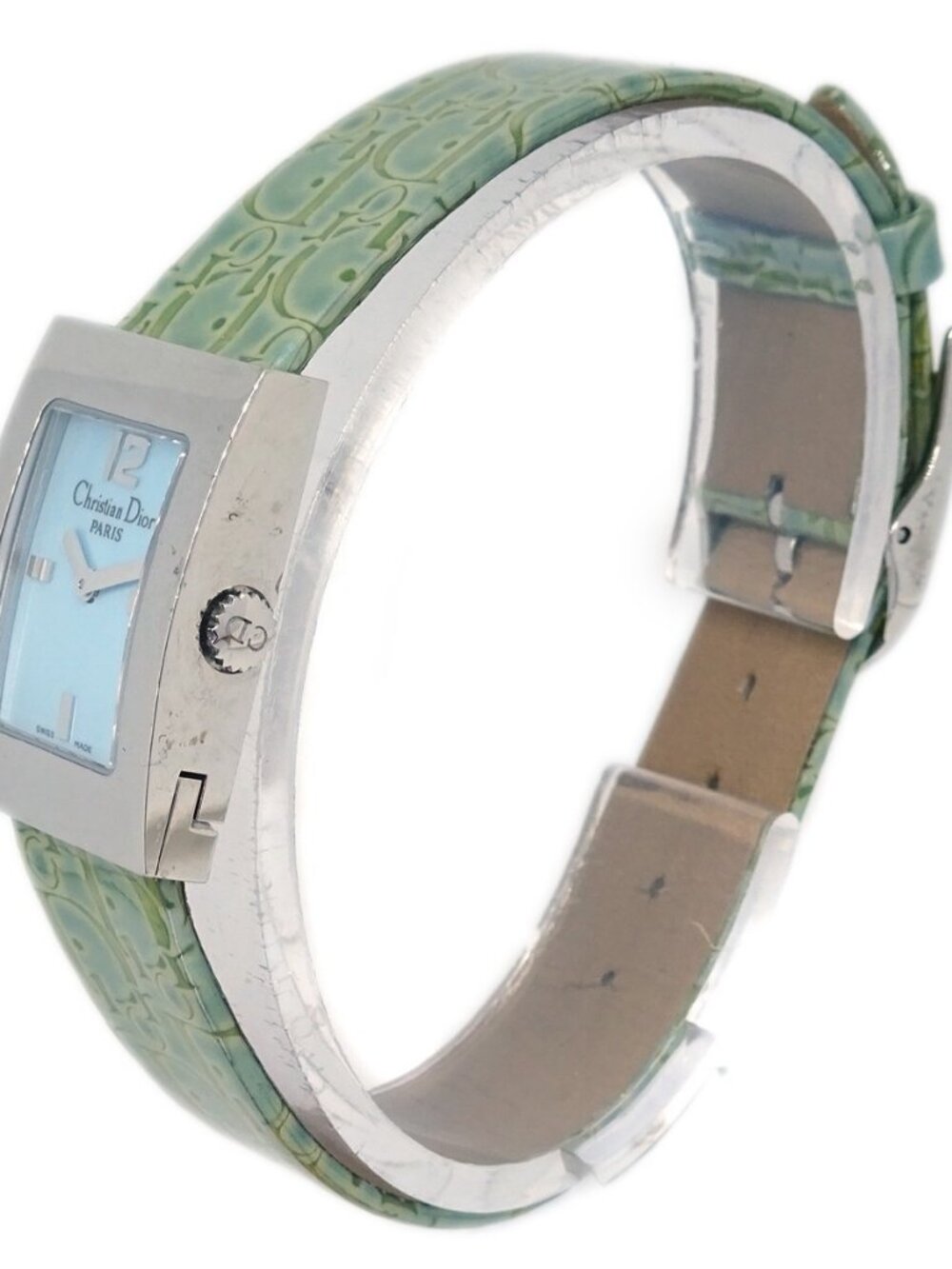 Christian Dior D78-109 Quartz Watch Green 171803 - Picture 2 of 7